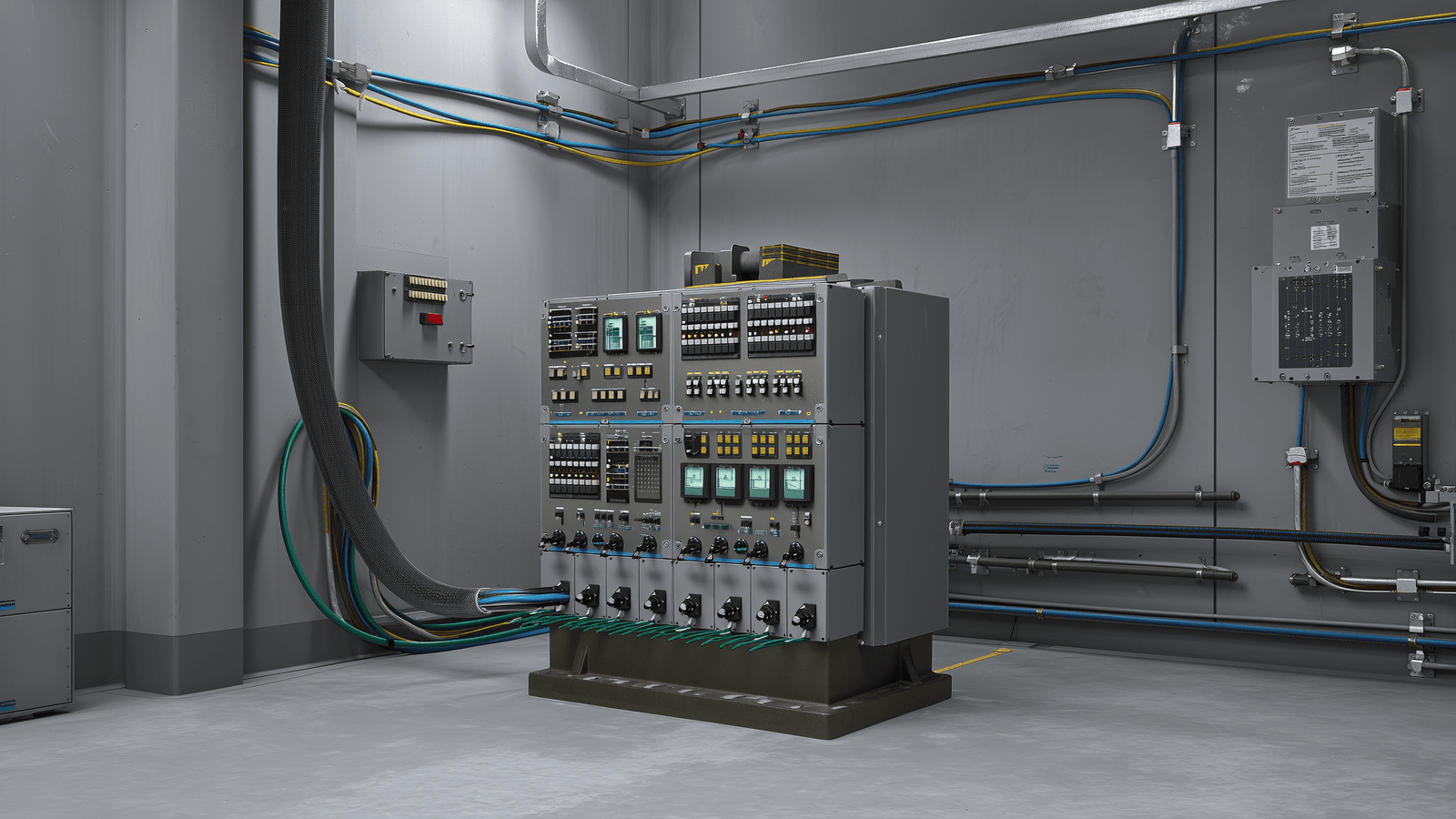 Pantalla HMI industrial usada para monitorear y controlar procesos de producción en planta